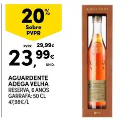 Continente Aguardente adega velha reserva promoção