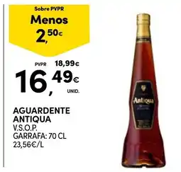 Continente Aguardente Antiqua promoção