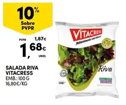 Continente Salada riva vitacress promoção