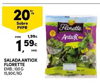 Continente salada antiox florette promoção