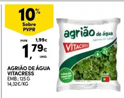 Continente agrião de água vitacress promoção