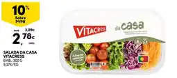 Continente Salada da casa vitacress promoção