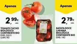 Continente Tomate cacho biológico continente bio promoção