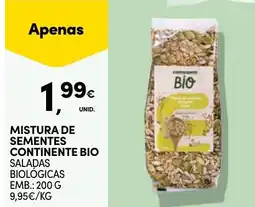 Continente Mistura de sementes continente bio promoção