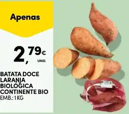 Continente Batata doce laranja biologica continente bio promoção