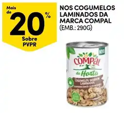 Continente Cogumelos laminados da Horta compal promoção