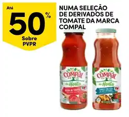 Continente Derivados de tomate da marca compal promoção
