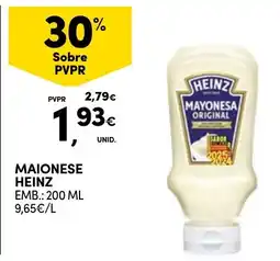 Continente Maionese Heinz promoção