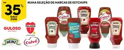 Continente ketchups numa seleção de marcas promoção