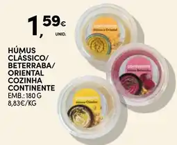 Continente Húmus clássico beterraba oriental cozinha continente promoção