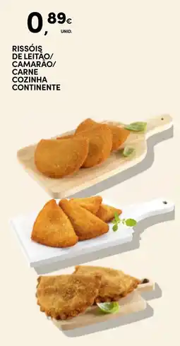 Continente Rissóis de leitão/camarão/carne cozinha continente promoção