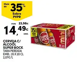 Continente Cerveja c/ álcool super bock promoção