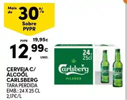 Continente Cerveja c/ álcool carlsberg promoção