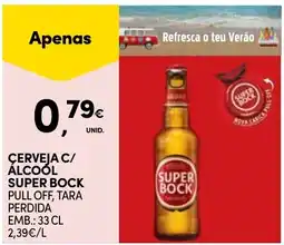 Continente Cerveja c/ álcool super bock promoção