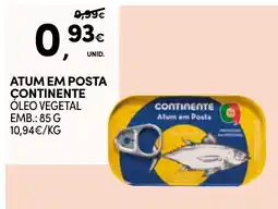 Continente Atum em posta continente promoção