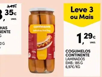 Continente Cogumelos continente laminados promoção