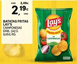 Continente batatas fritas lay's camponesas promoção