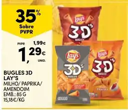 Continente Bugles 3d lay's promoção