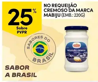 Continente Requeijão cremoso da marca Mabiju promoção