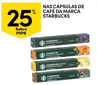 Continente Cápsulas de café starbucks promoção