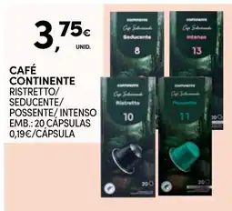 Continente Café continente ristretto/ seducente/ intenso promoção