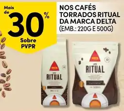 Continente Cafés torrados ritual da marca delta promoção