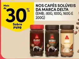 Continente Nossos cafés solúveis da marca delta promoção