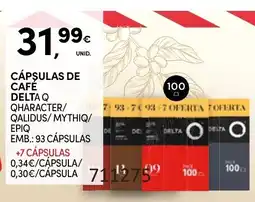 Continente Cápsulas de café delta q promoção