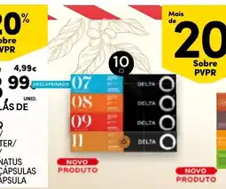 Continente Delta cápsulas descafeinado promoção