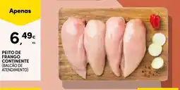 Continente Peito de frango continente promoção