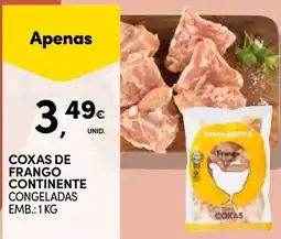 Continente Coxas de frango continente congeladas promoção