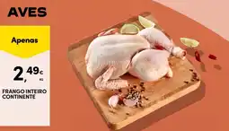 Continente Frango inteiro continente promoção