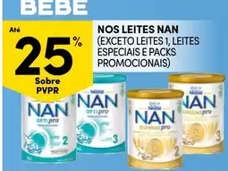 Continente leites nan promoção