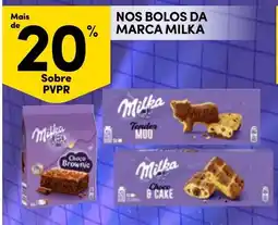 Continente Milka nos bolos da marca milka promoção