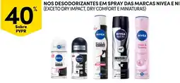 Continente Nivea desodorantes em spray promoção