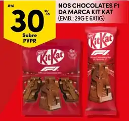 Continente nos chocolates f1 da marca kit kat promoção