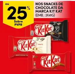 Continente nos snacks de chocolate da marca kit kat promoção