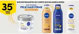 Continente nos refirmantes de corpo q10 da marca nivea promoção