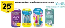Continente descartáveis de 3 lâminas da marca venus promoção