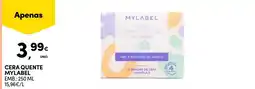 Continente Cera quente mylabel promoção
