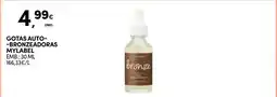 Continente Gotas auto-bronzeadoras mylabel promoção