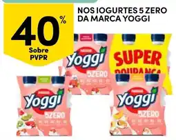 Continente Iogurtes 5 zero da marca yoggi promoção
