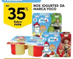 Continente nos iogurtes da marca yoco promoção