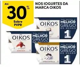 Continente Iogurtes da marca Oikos promoção