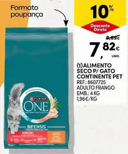 Continente Alimento seco p/ gato continente pet promoção