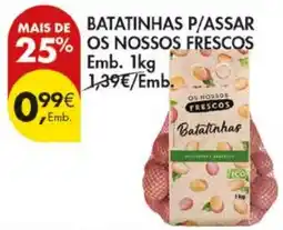 Pingo Doce batatinhas p/assar os nossos frescos promoção