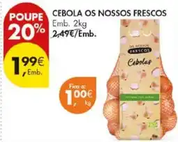 Pingo Doce cebola os nossos frescos promoção