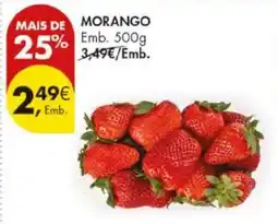 Pingo Doce morango promoção