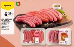 Continente Mix salsichas de porco continente churrasco lusitano sabores do mundo (embalado) promoção
