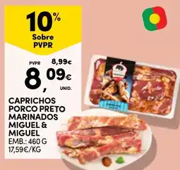 Continente Caprichos porco preto marinados migue & migue promoção